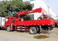 Dongfeng Tianjin 4x2 6 Wheeler Truck Mounted CLW Straight Boom Crane