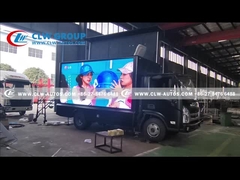 Camión de publicidad LED de 3 lados con escenario