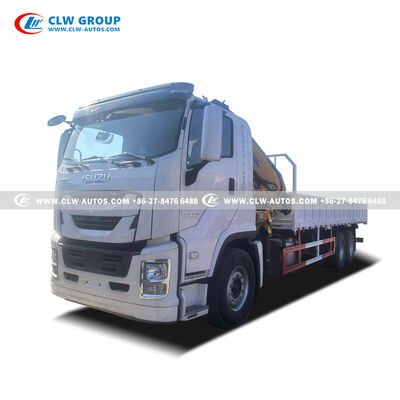 Isuzu FVZ 300HP 10-Ton Knuckle Boom Crane Truck with Integrated Transport and Lifting for Construction and Logistics