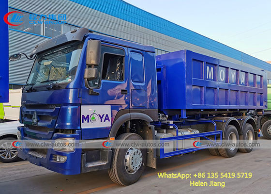 Howo 6x4 20T Roll Off Hydraulic Hooklift Garbage Collection Truck