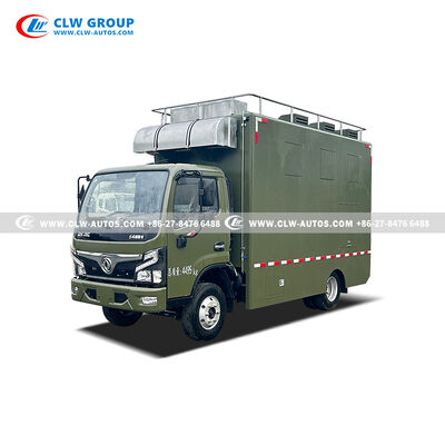 4.2m Mobile Kitchen Truck with Dual-Fuel Cooking Station and Integrated Refrigeration System for Professional Catering