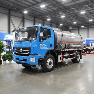 SINOTRUK HOWO CAFU 6000L Fuel Refueling Truck with Dual-Compartment Tank and YUNNEI YN4102 Diesel Engine