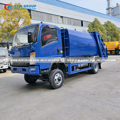 Sinotruk Howo 4x4 8m³ High-Compaction Garbage Compactor Truck with Leak-Proof Sealing and All-Terrain Chassis
