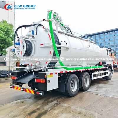 FAW JK6 Combined Jetting Truck with 310HP Weichai Engine High-Strength Carbon Steel Tank and One-Key Switching for Efficient Sanitation