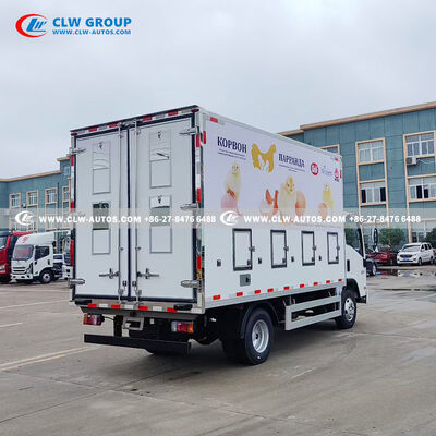 Isuzu KV100 4.2-Meter Insulated Chick Transport Truck with Precision Temperature Control and Hydraulic Tailgate