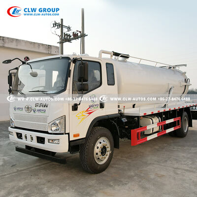 Sinotruk HOWO 10,000L Vacuum Sewage Truck with Yuchai 160HP Engine and Carbon Steel Tank for Septic Cleaning