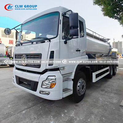 Dongfeng 6x4 10,000L Carbon Steel Tank Sewage Suction Truck with 375HP Diesel Engine & High-Pressure Washing System