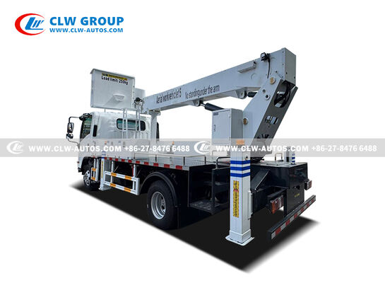 Isuzu KV100 4x2 15-Meter Straight Boom Aerial Work Platform with 200kg Insulated Bucket