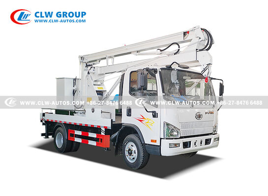 FAW Jiefang 16m Articulated Aerial Work Platform with 600V Insulated Bucket and 4x2 Chassis for Electrical Maintenance