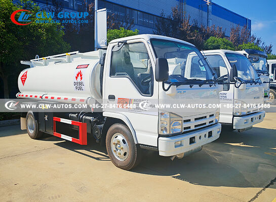 ISUZU 100P RHD 4x2 5,000L Fuel Tanker Truck with 120HP Engine and Anti-Corrosion Tank for Mobile Refueling