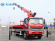 Dongfeng 5T 6.3T 8T Truck Mounted Crane With Straight 4 Stage Telescopic Arm